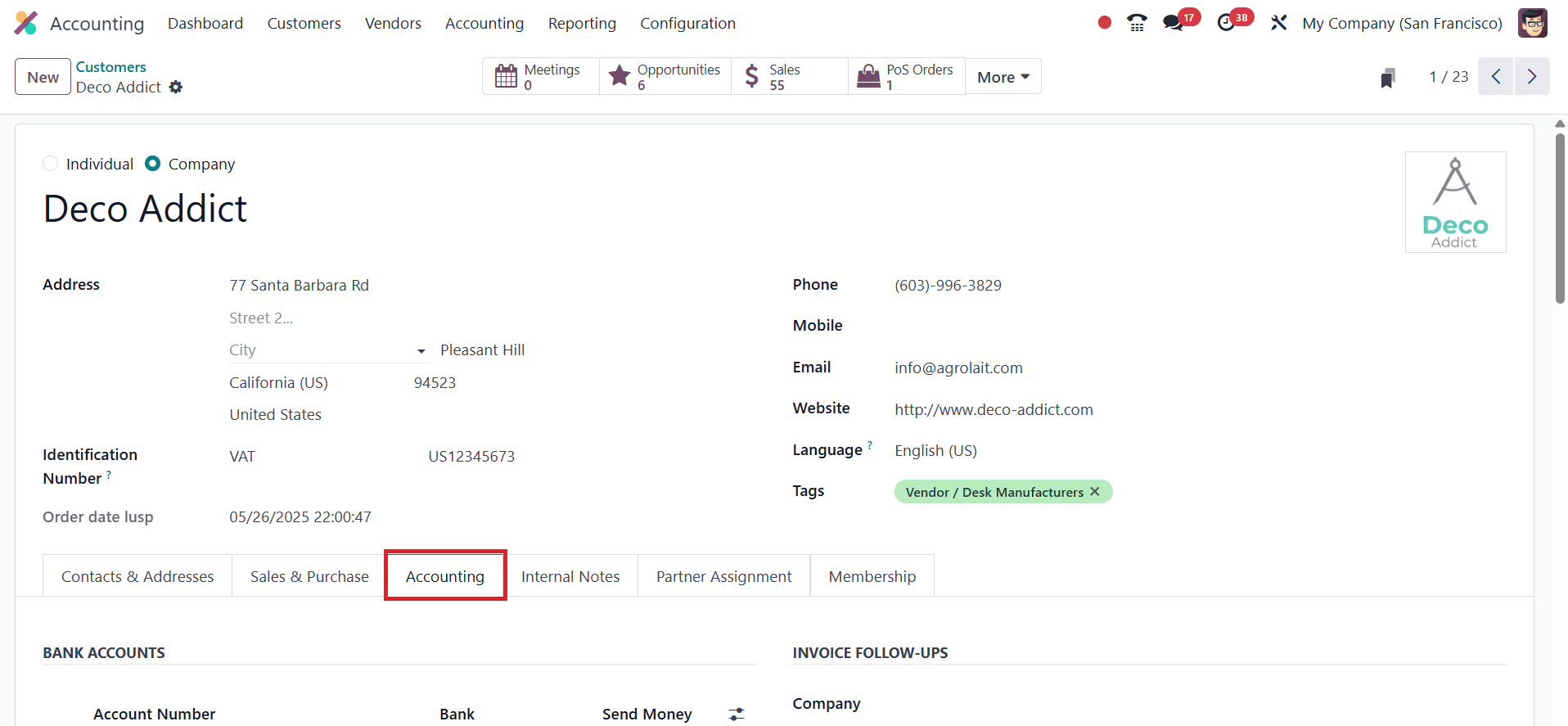 How to Setup Invoice Sending Options in Odoo 18 Accounting-cybrosys