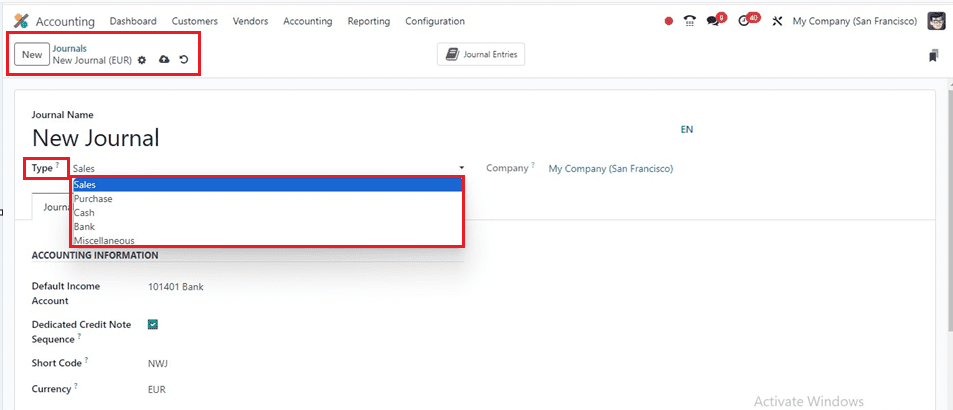 How to Setup Journals in Odoo 17 Accounting-cybrosys