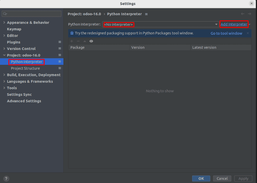 How to Setup Odoo 16 Development Environment Using Pycharm in Ubuntu 22.04-cybrosys