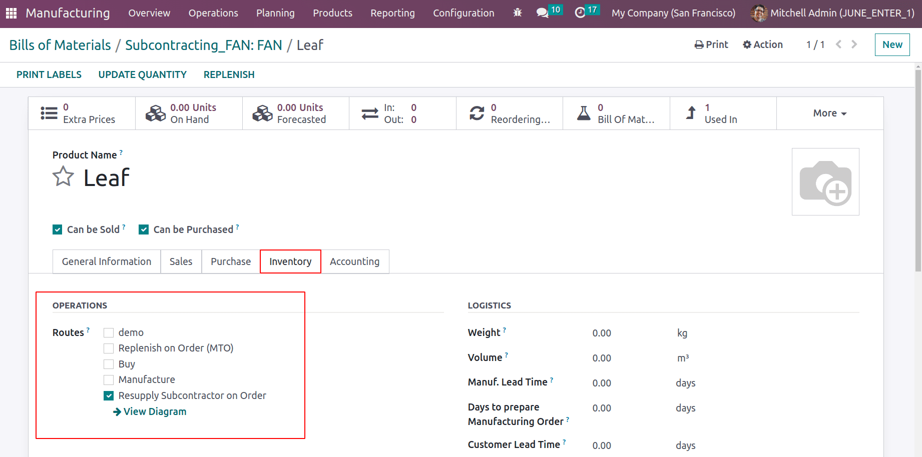 How to Setup Subcontracting in Manufacturing With Odoo16-cybrosys