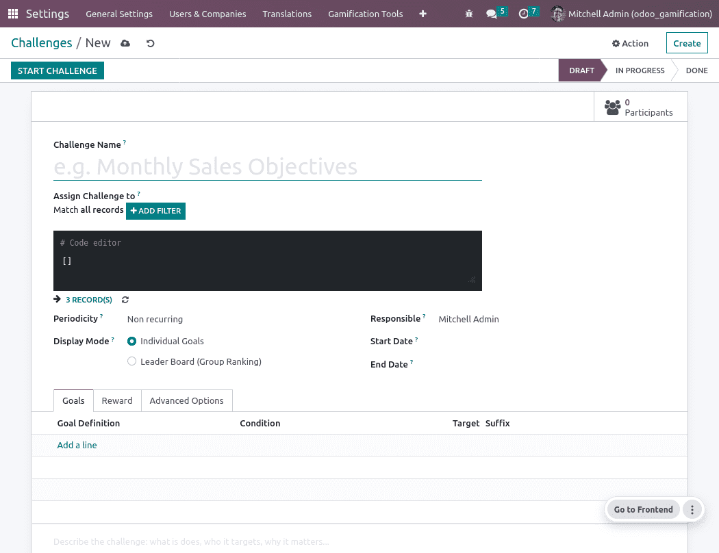 How to Setup & Use Gamification Module in Odoo 16-cybrosys