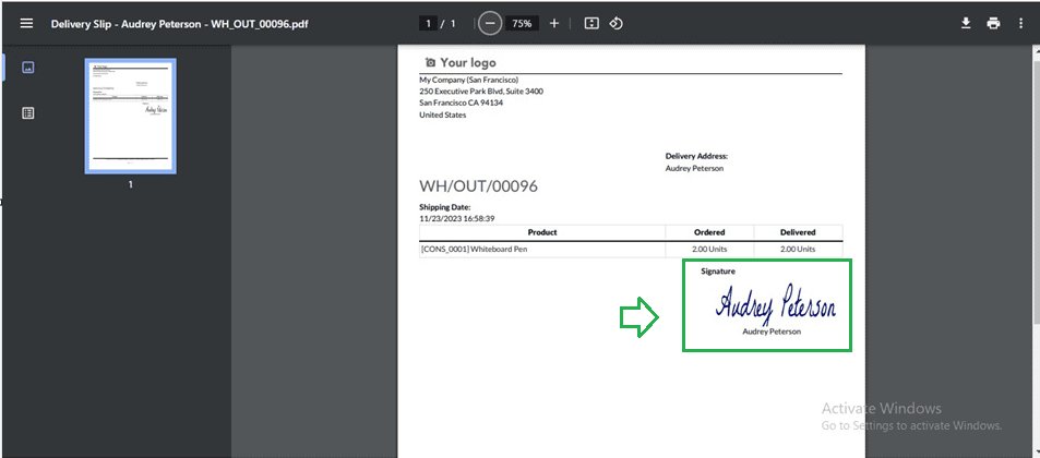 How to Sign Delivery Orders in Odoo 17-cybrosys