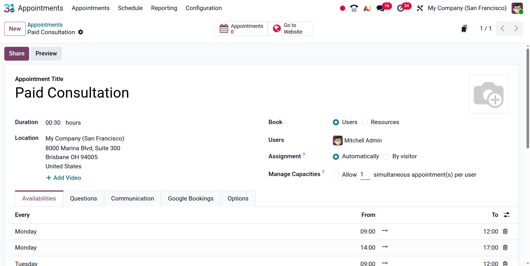 How to Simplify Appointment Scheduling with Odoo 19-cybrosys