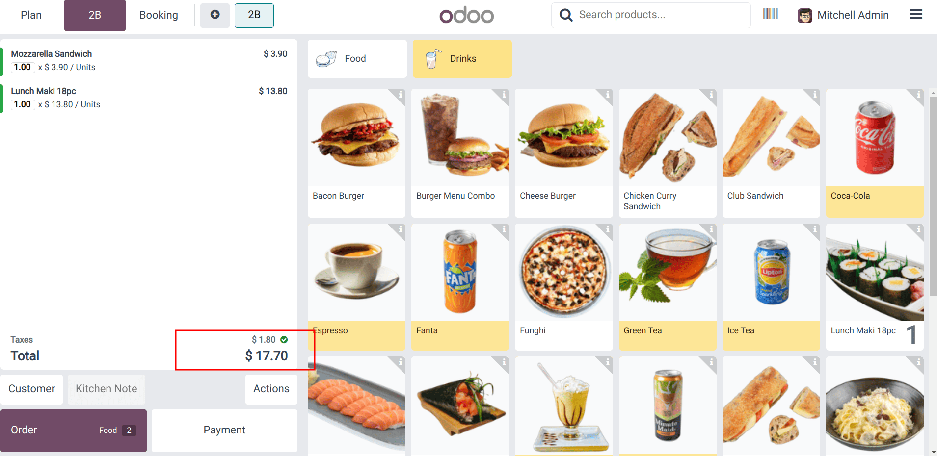 How to Split Restaurant Bills in Odoo 18 Point of Sale-cybrosys