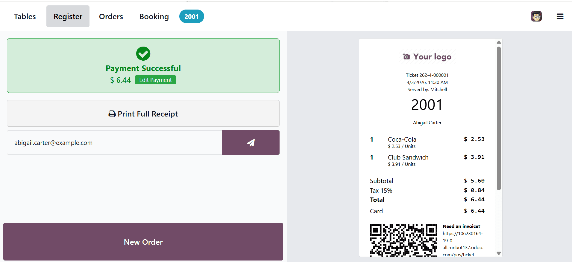How to Split Restaurant Bills in Odoo 19 Point of Sale-cybrosys