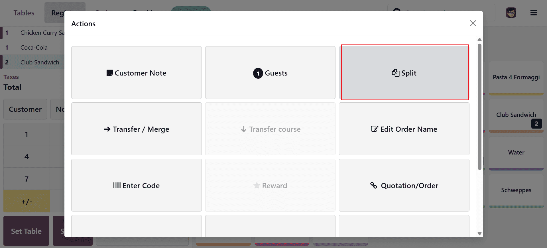 How to Split Restaurant Bills in Odoo 19 Point of Sale-cybrosys