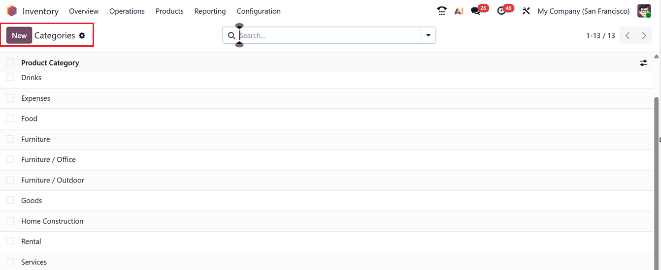 How to Structure Inventory Using Product Categories in Odoo 19-cybrosys