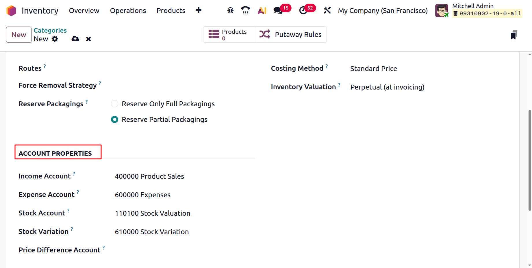 How to Structure Inventory Using Product Categories in Odoo 19-cybrosys