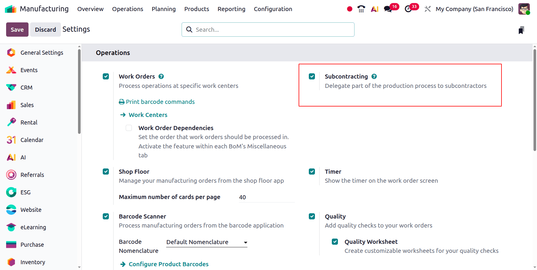 How to Subcontract Product Manufacturing in Odoo 19-cybrosys