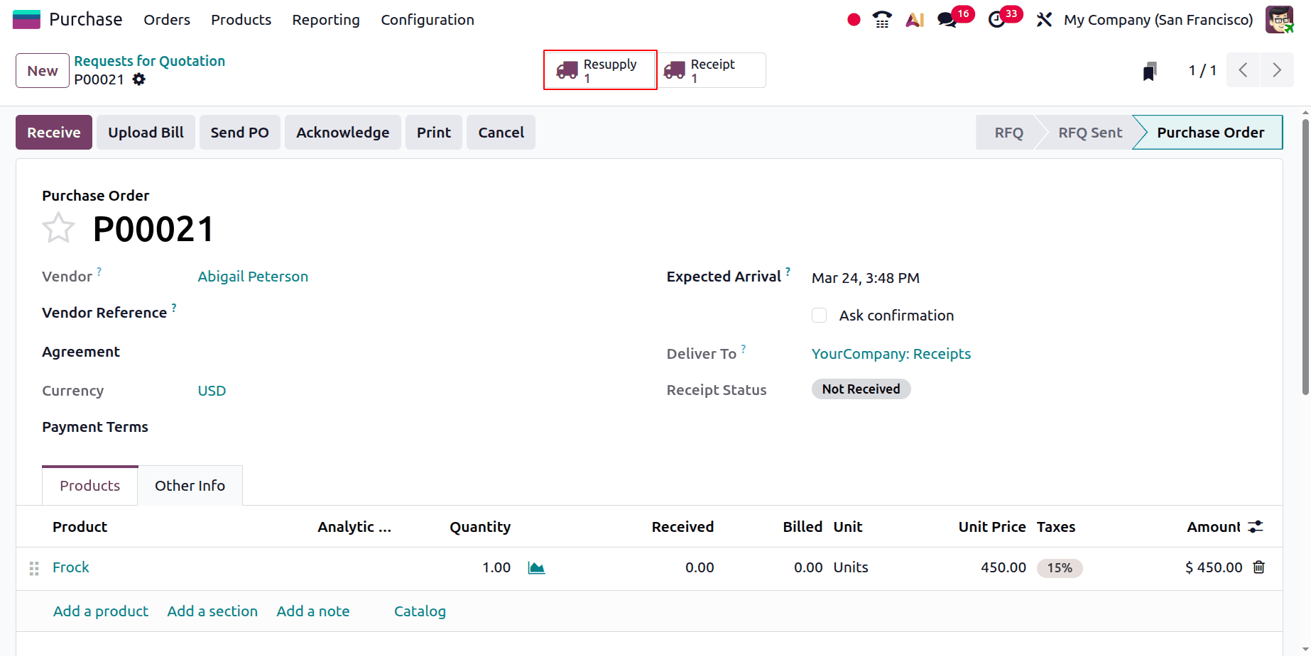 How to Subcontract Product Manufacturing in Odoo 19-cybrosys
