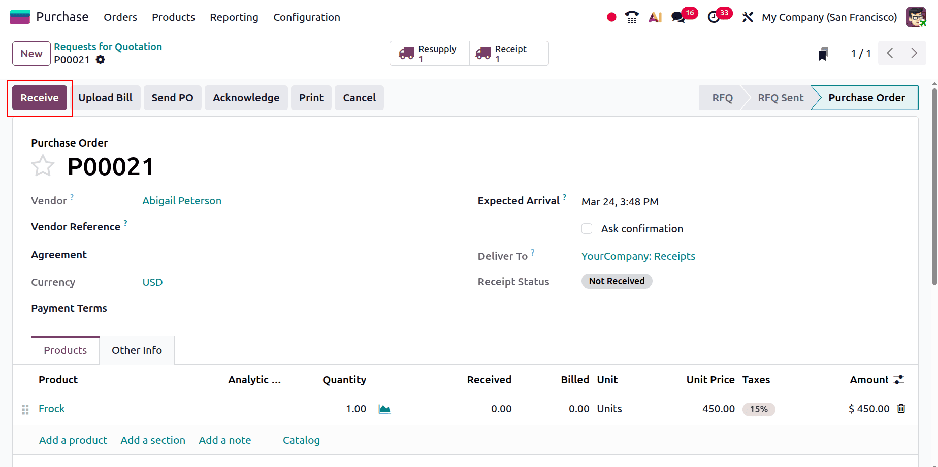 How to Subcontract Product Manufacturing in Odoo 19-cybrosys