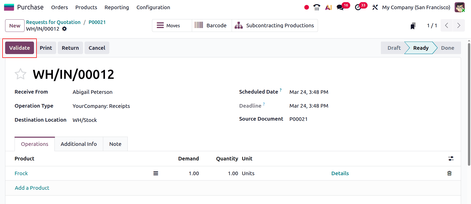 How to Subcontract Product Manufacturing in Odoo 19-cybrosys