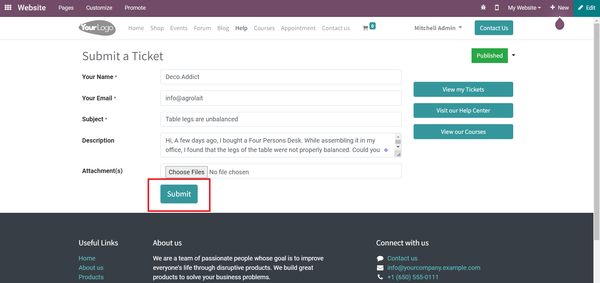 how-to-submit-and-manage-support-ticket-in-odoo-15