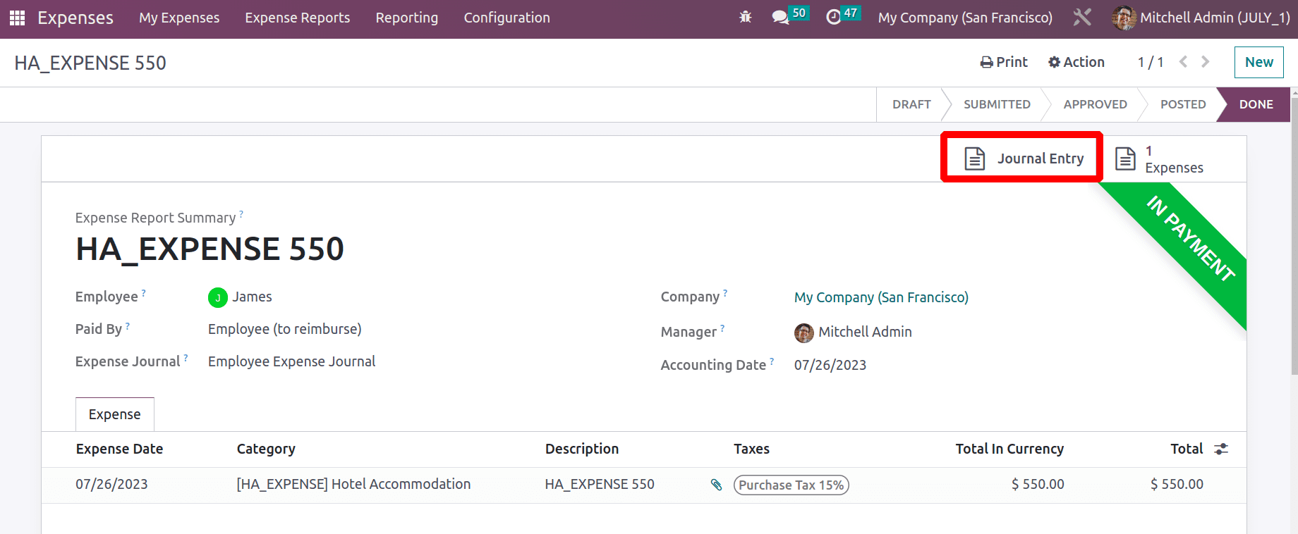 How to Submit Expenses Through Incoming Email in Odoo 16 Expense App-cybrosys