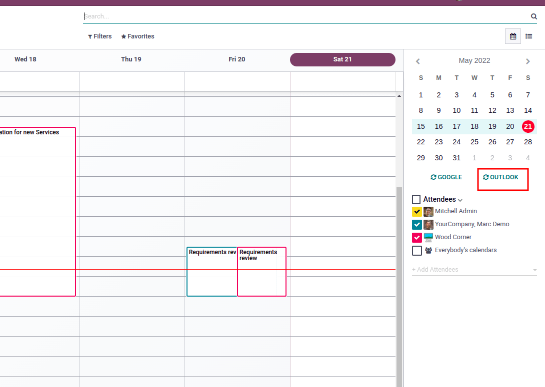 how-to-sync-microsoft-calendar-google-calendar-with-odoo-15-calendar-cybrosys