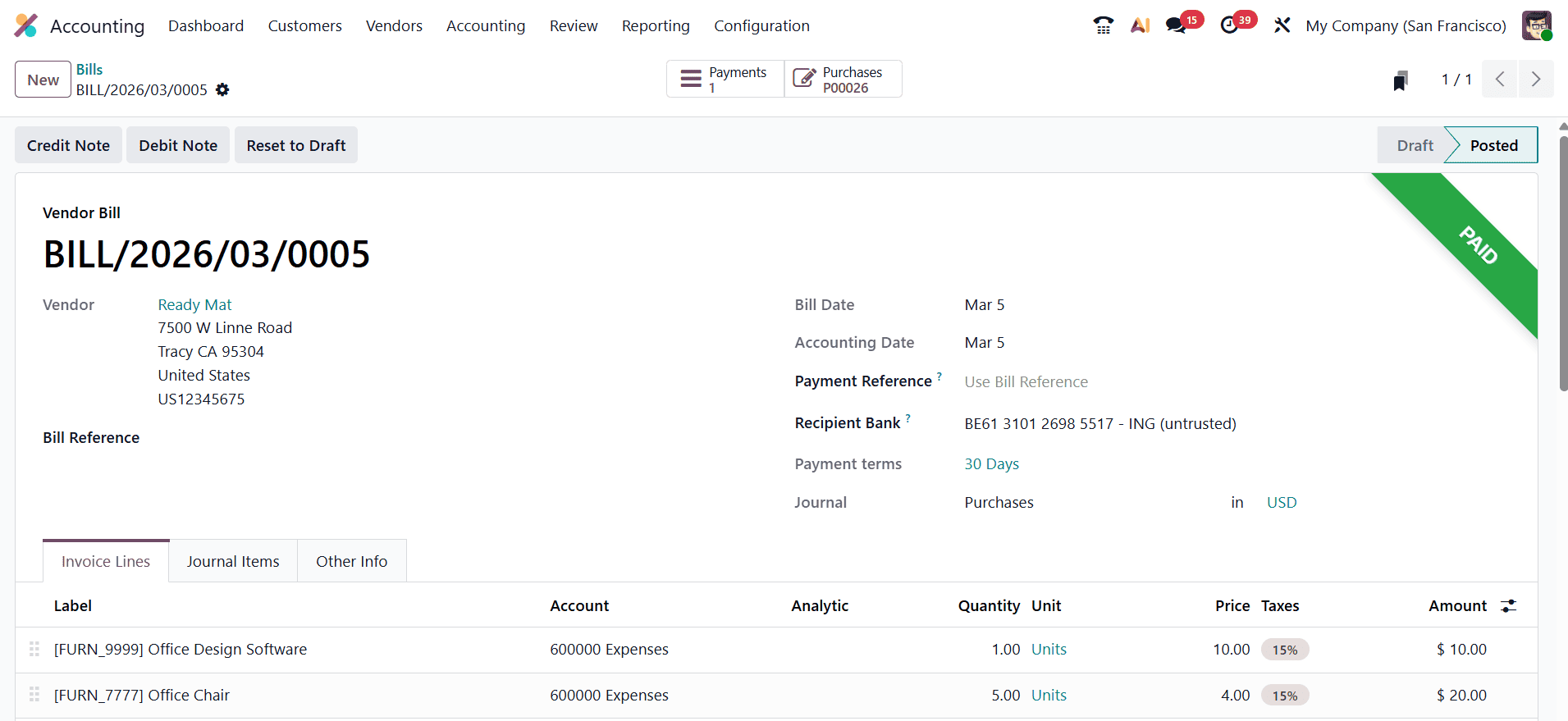 How to Track and Process Vendor Payments in Odoo 19-cybrosys