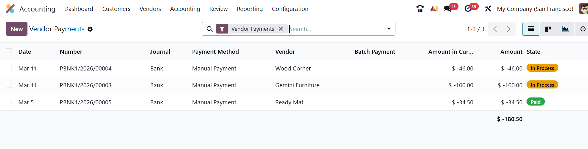 How to Track and Process Vendor Payments in Odoo 19-cybrosys