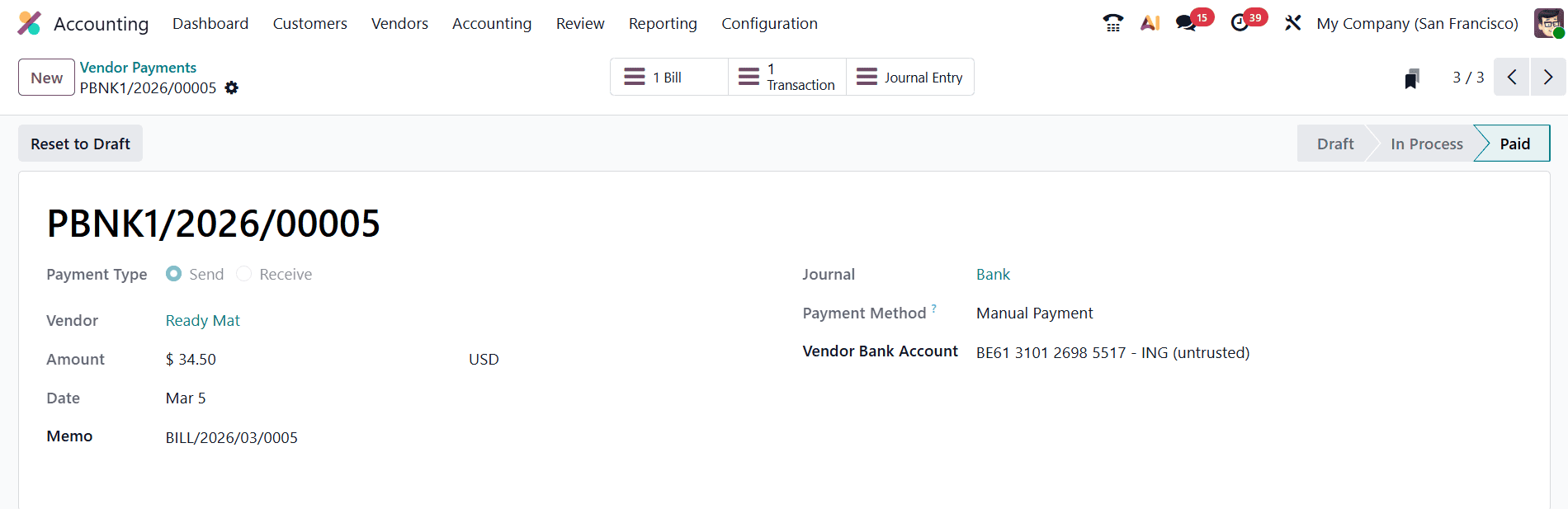 How to Track and Process Vendor Payments in Odoo 19-cybrosys