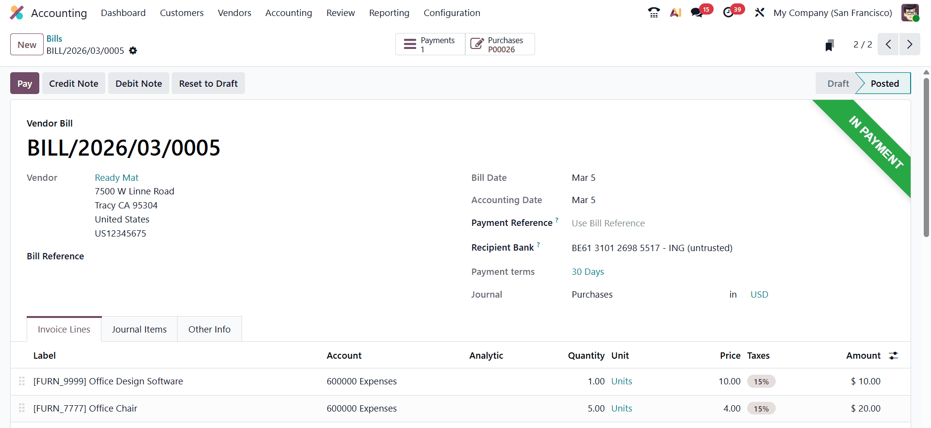 How to Track and Process Vendor Payments in Odoo 19-cybrosys