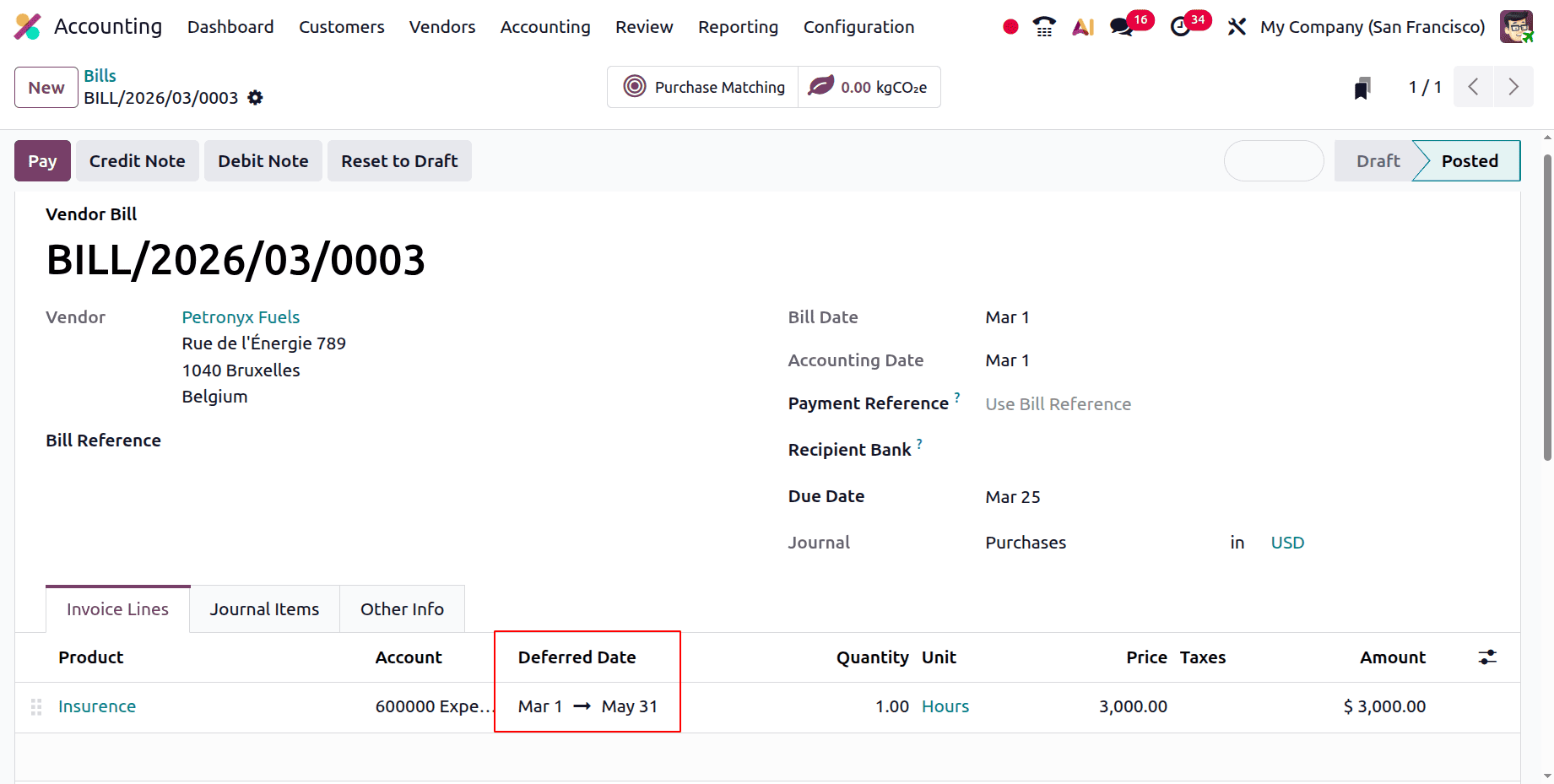 How to Track Deferred Expense Entries in Odoo 19 Accounting-cybrosys