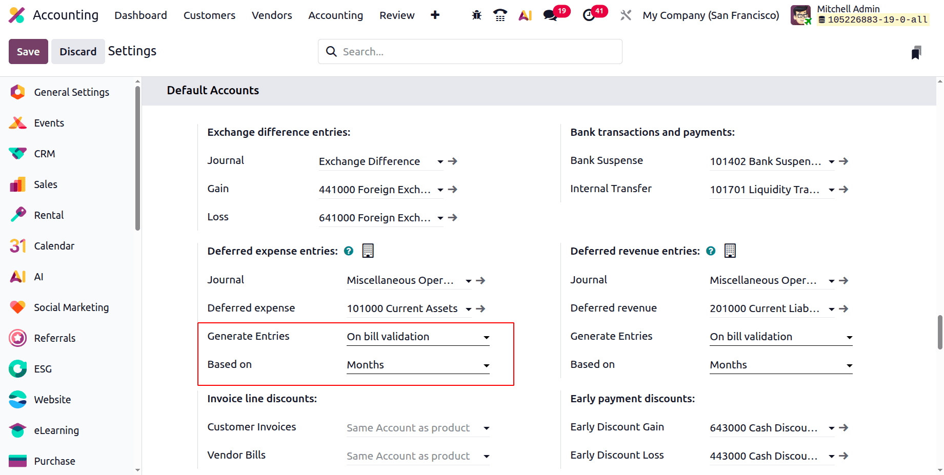How to Track Deferred Expense Entries in Odoo 19 Accounting-cybrosys