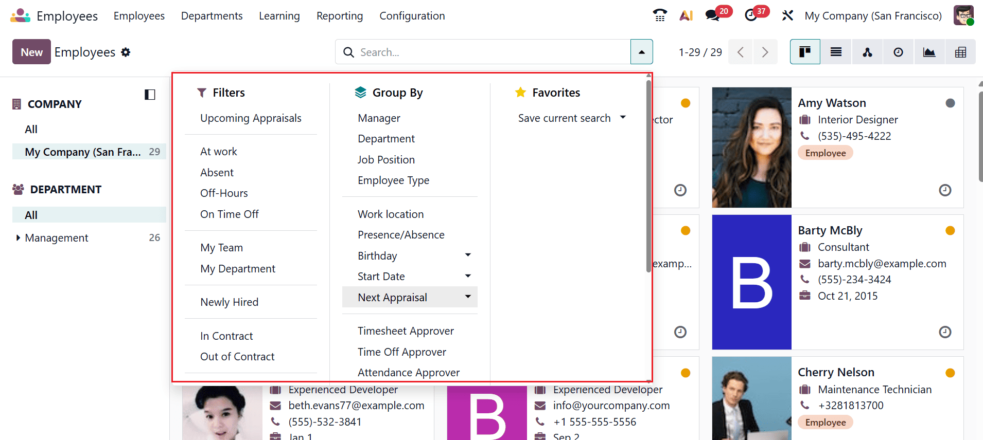 How to Track Employee Presence and Attendance in Odoo 19-cybrosys