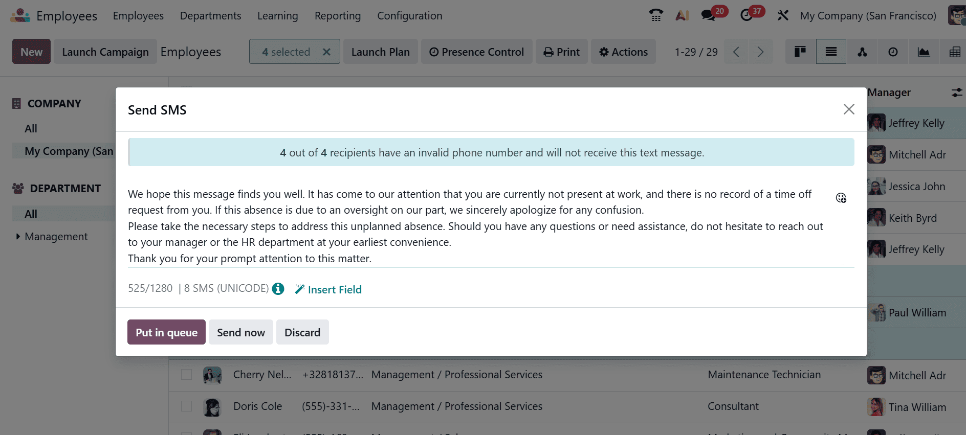 How to Track Employee Presence and Attendance in Odoo 19-cybrosys