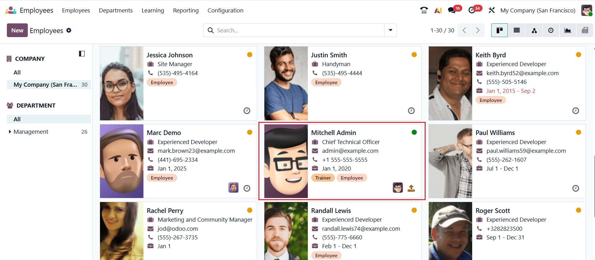 How to Track Employee Presence and Attendance in Odoo 19-cybrosys