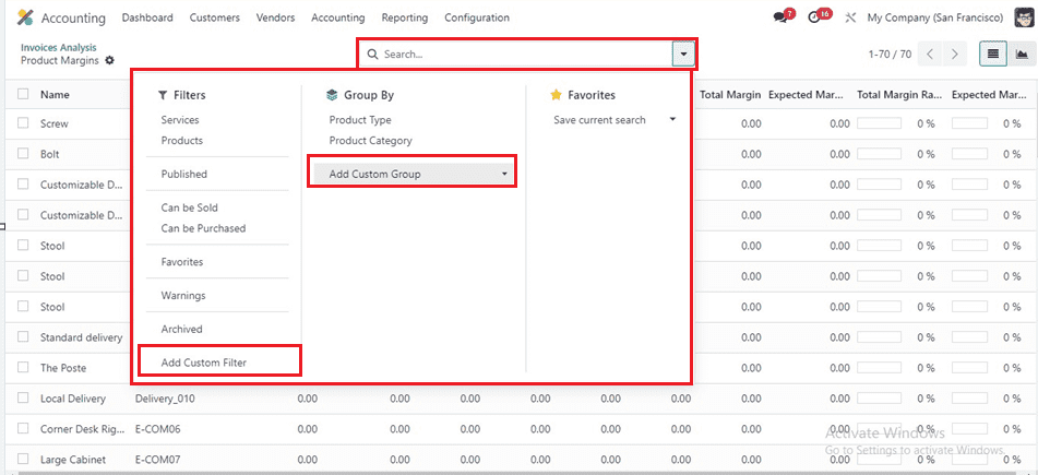 How to Track Product Margins From Invoices in Odoo 17-cybrosys