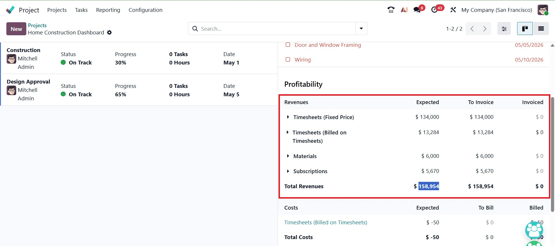 How to Track Project Progress and Profitability Easily with Odoo 19-cybrosys
