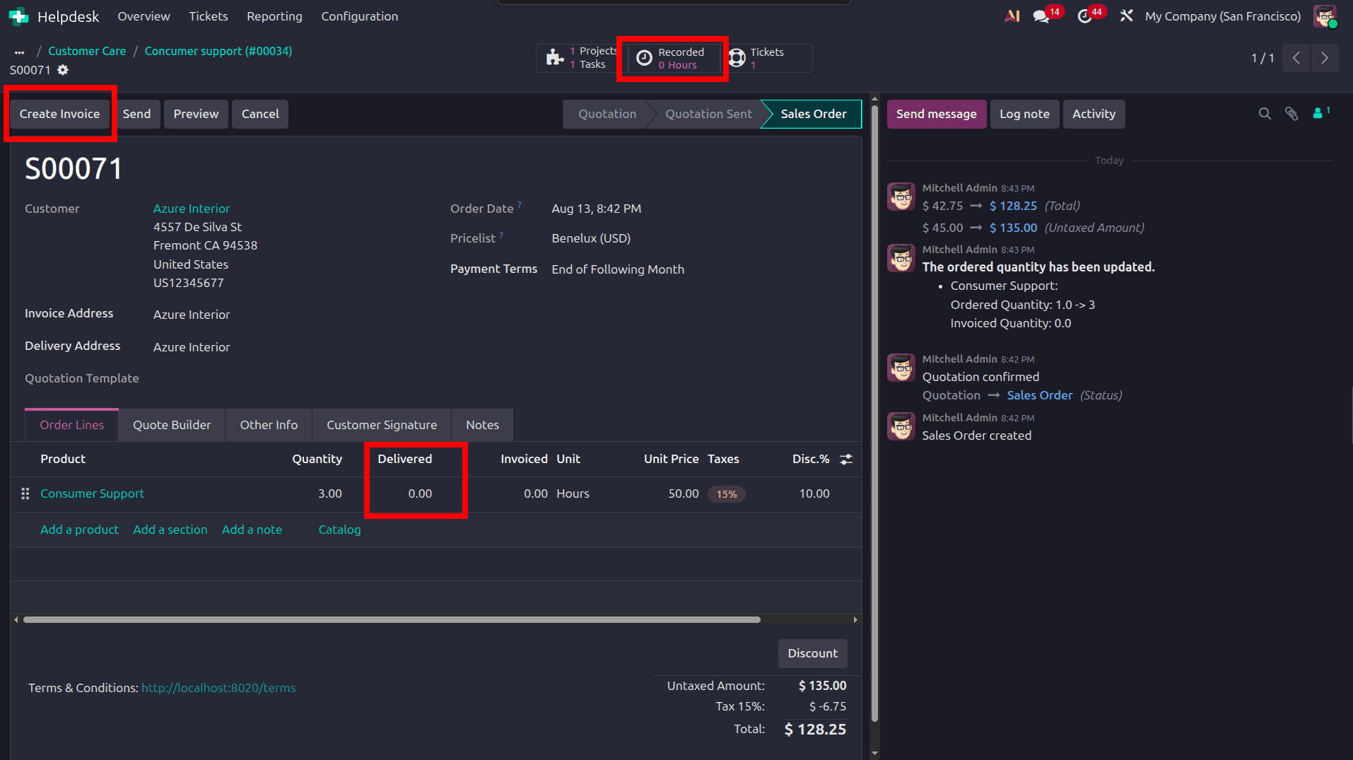 How to Track Time and Bill Helpdesk Tickets in Odoo 19-cybrosys
