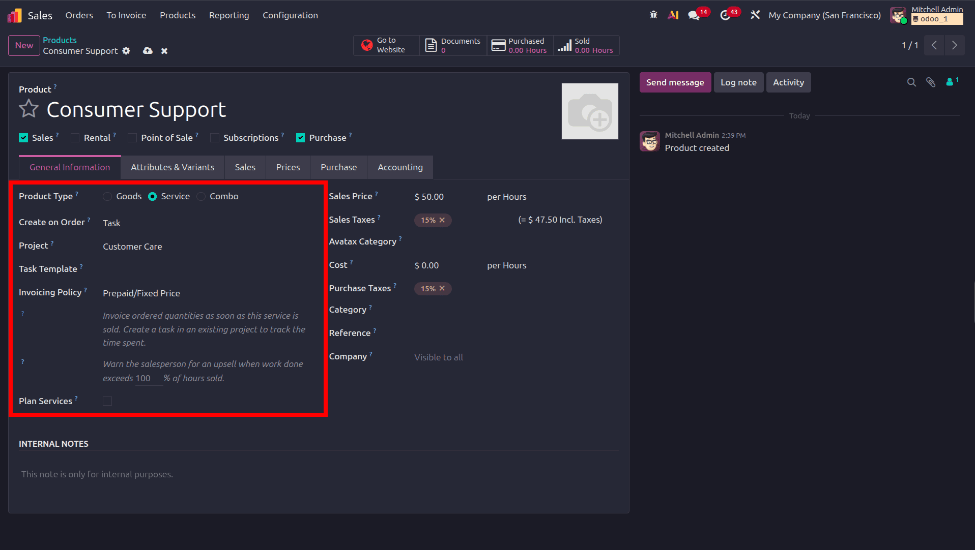 How to Track Time and Bill Helpdesk Tickets in Odoo 19-cybrosys