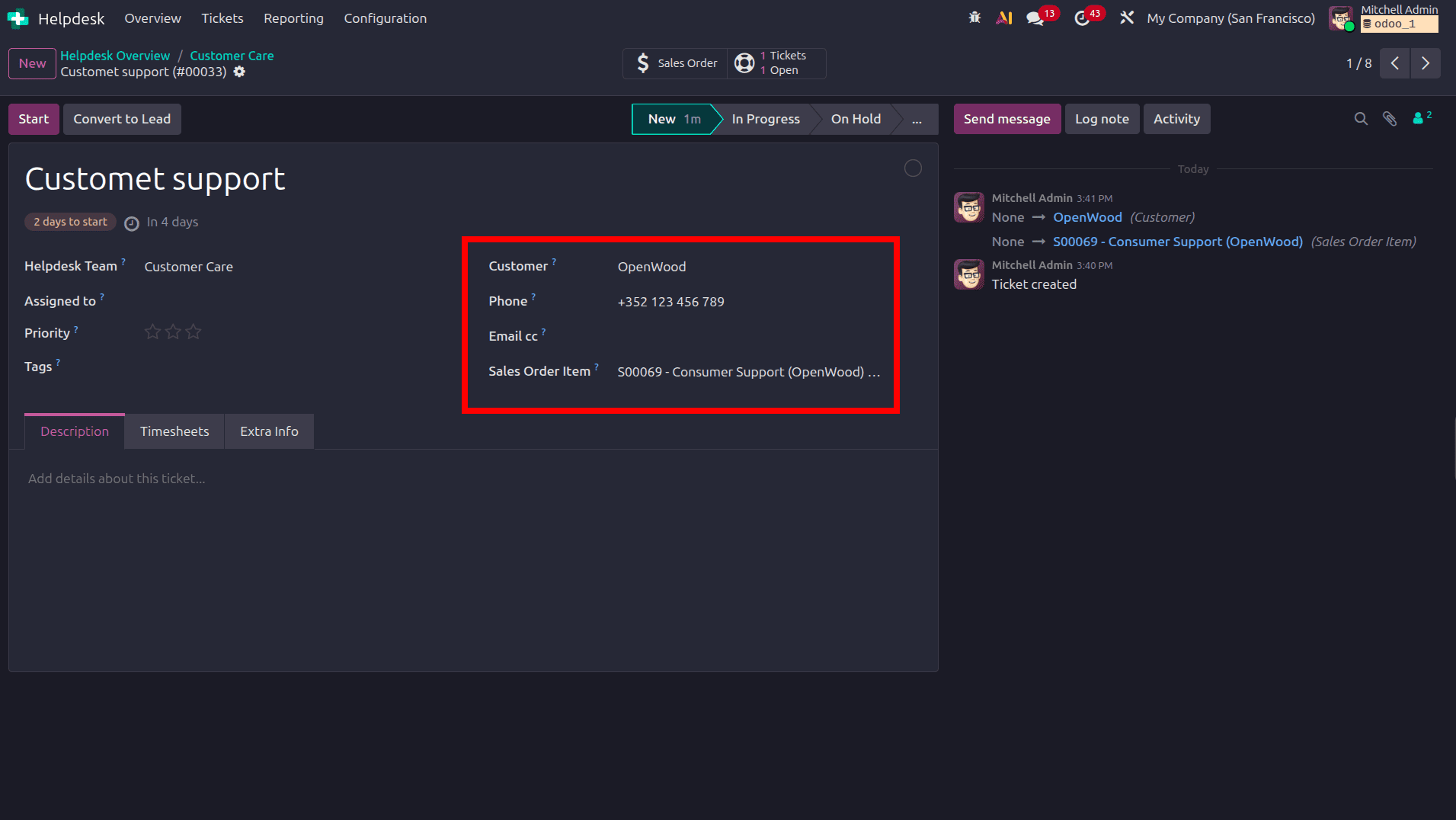 How to Track Time and Bill Helpdesk Tickets in Odoo 19-cybrosys