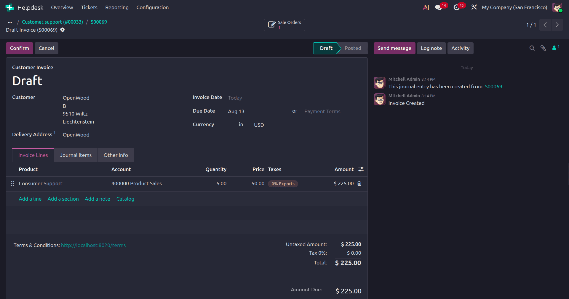 How to Track Time and Bill Helpdesk Tickets in Odoo 19-cybrosys