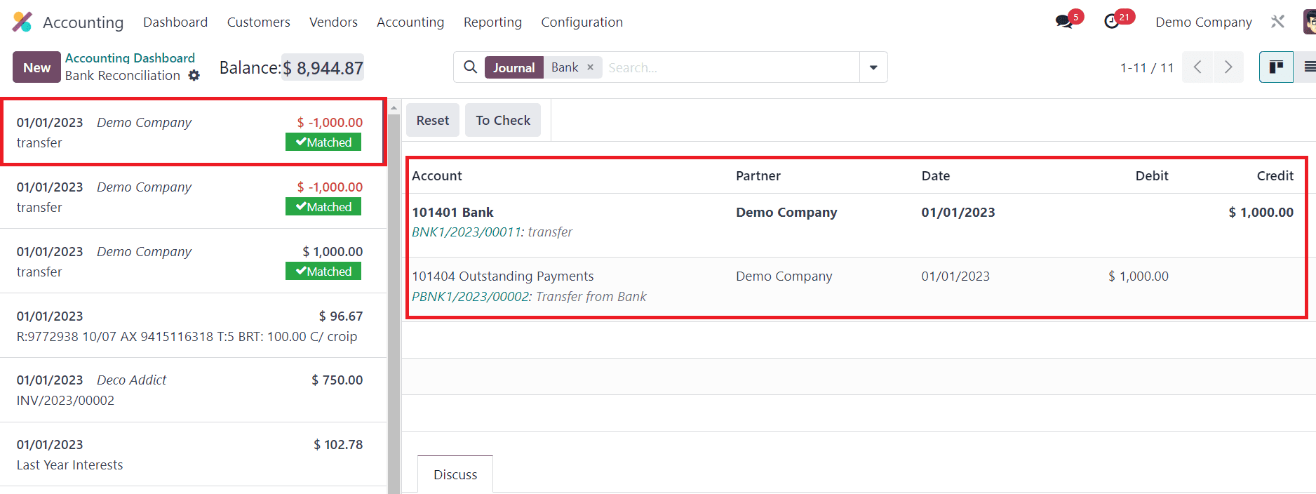 How to Transfer Cash Between Accounts in Odoo 16 Accounting-cybrosys