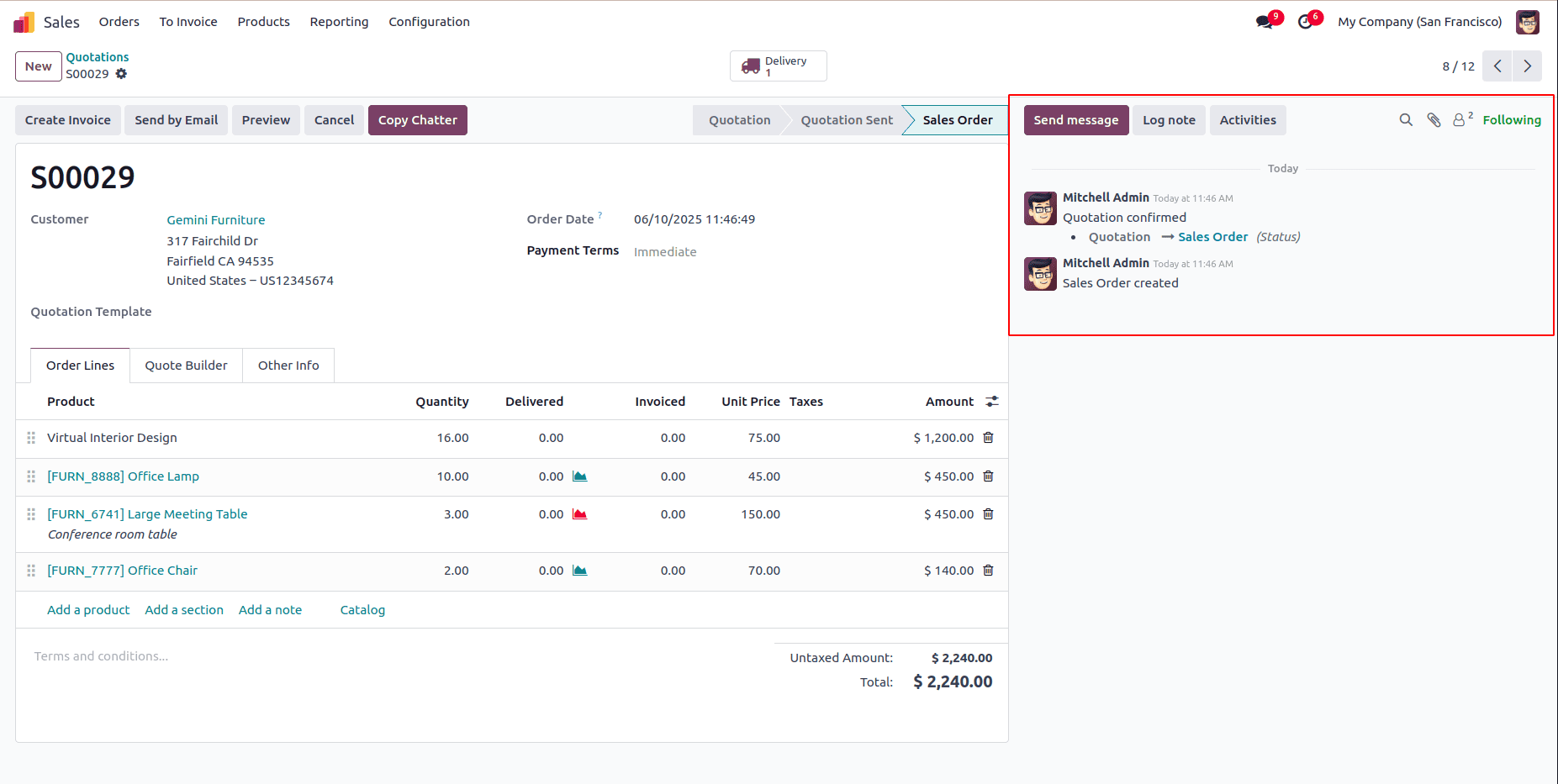 How to Transfer Chatter History from Sales to Delivery in Odoo 18-cybrosys