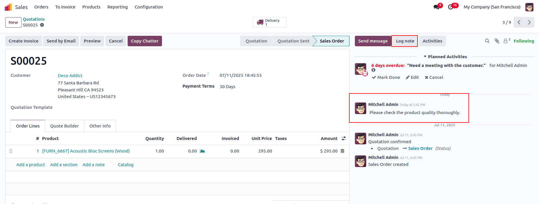 How to Transfer Chatter History from Sales to Delivery in Odoo 18-cybrosys