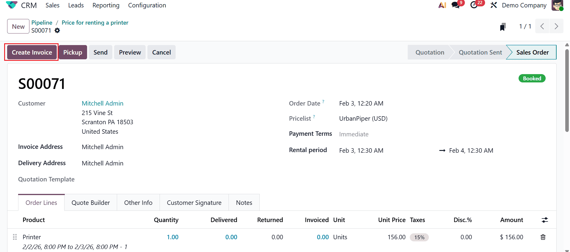 How to turn Leads into Rental Requests in Odoo 19-cybrosys