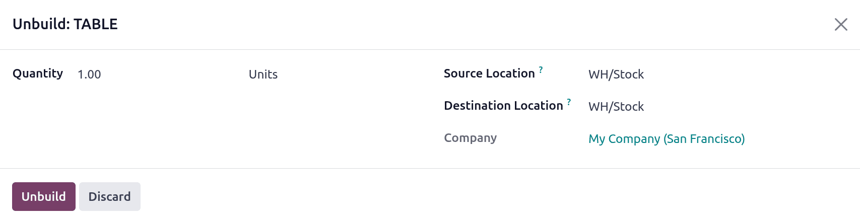 How to Unbuild a Manufacturing Order in Odoo 18-cybrosys