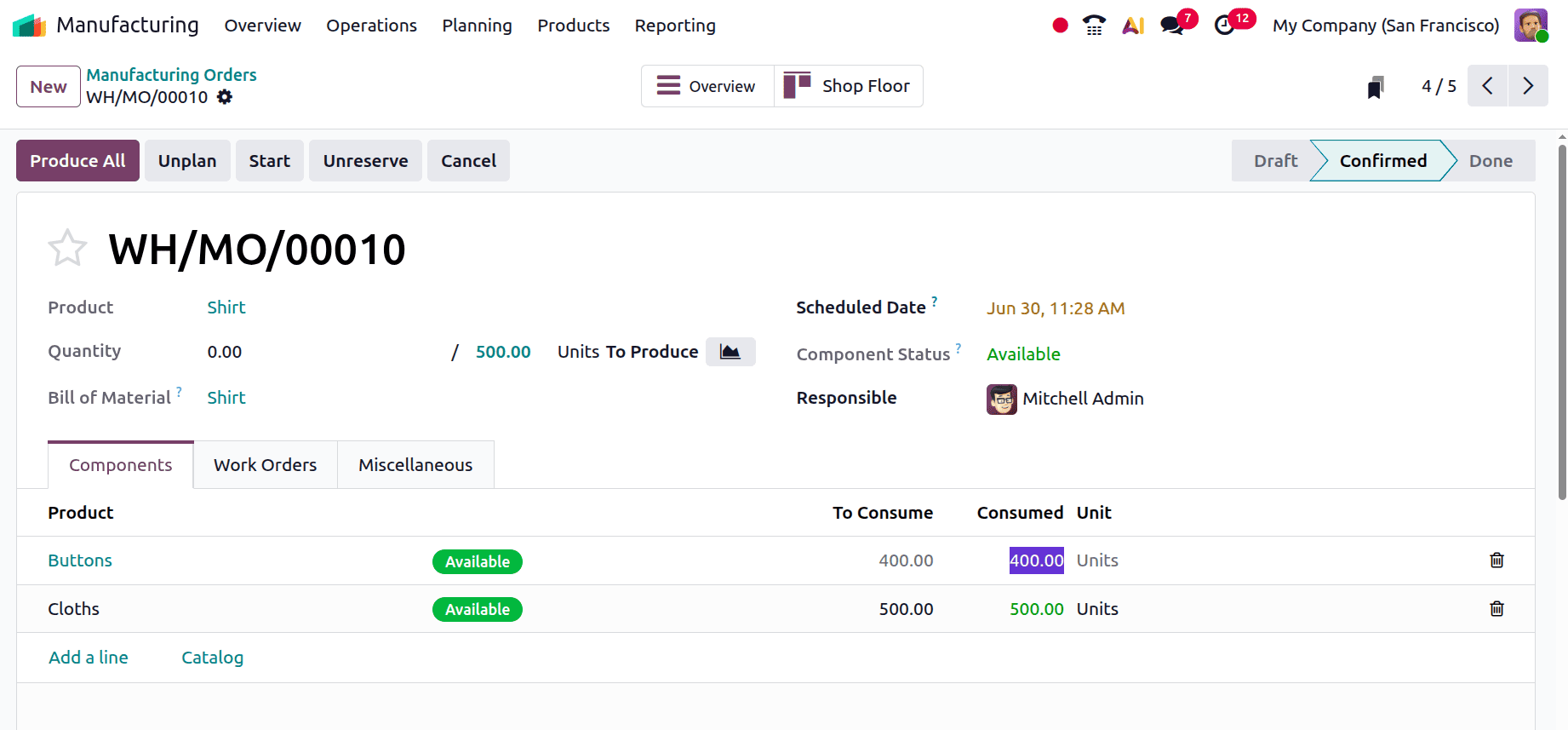 How to Unlock and Edit Manufacturing Orders in Odoo 19-cybrosys
