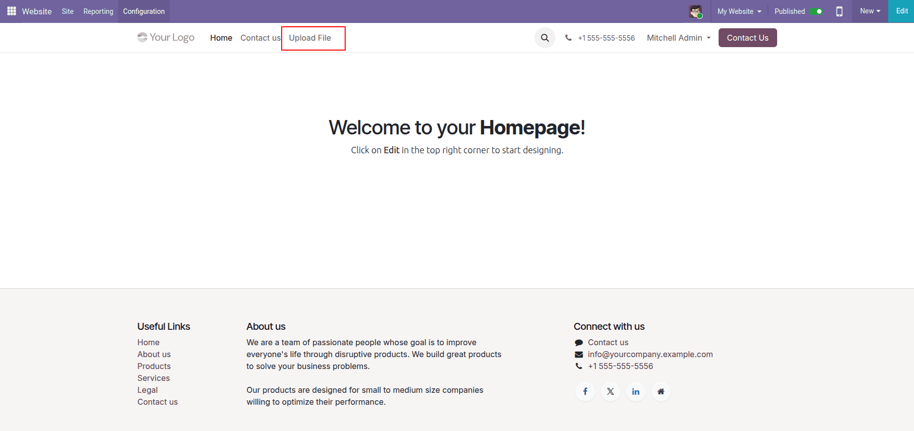 How to Upload Files From a Web Form in Odoo 19-cybrosys
