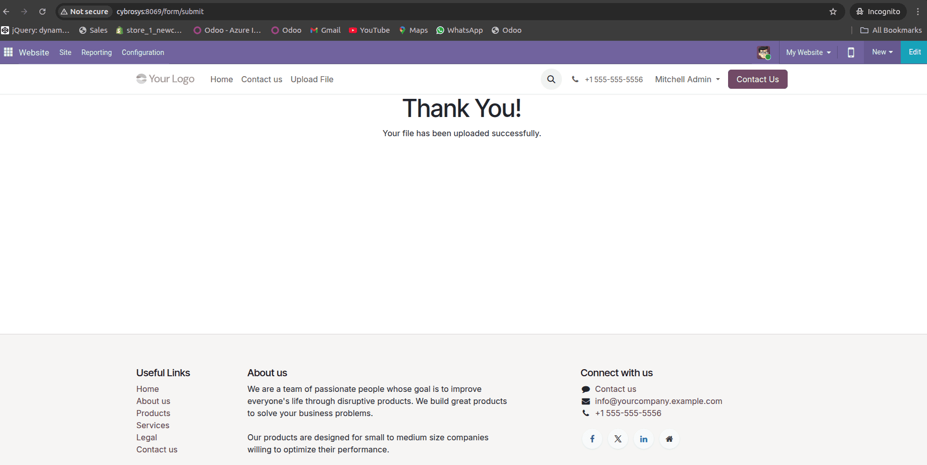 How to Upload Files From a Web Form in Odoo 19-cybrosys