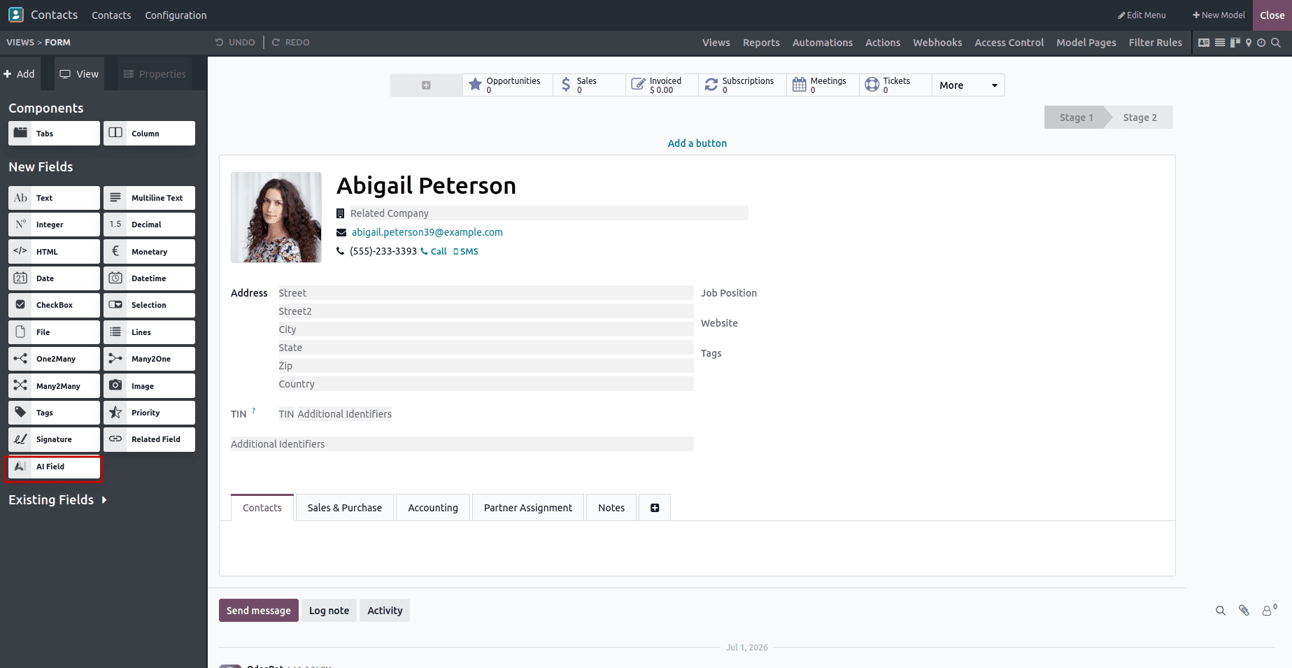 How to Use AI-Powered Fields in Odoo 19 Studio-cybrosys
