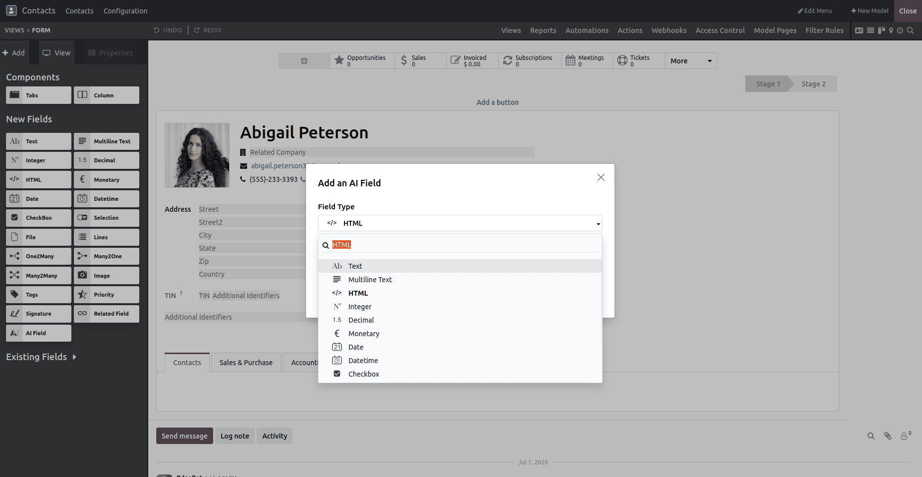 How to Use AI-Powered Fields in Odoo 19 Studio-cybrosys