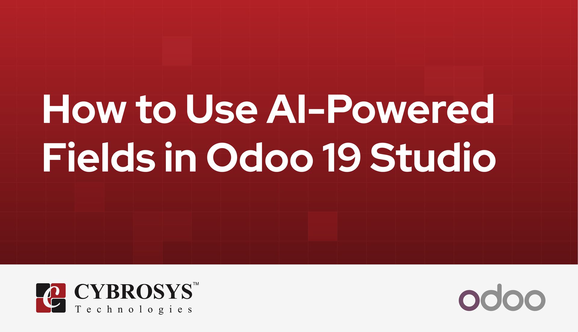 How to Use AI-Powered Fields in Odoo 19 Studio
