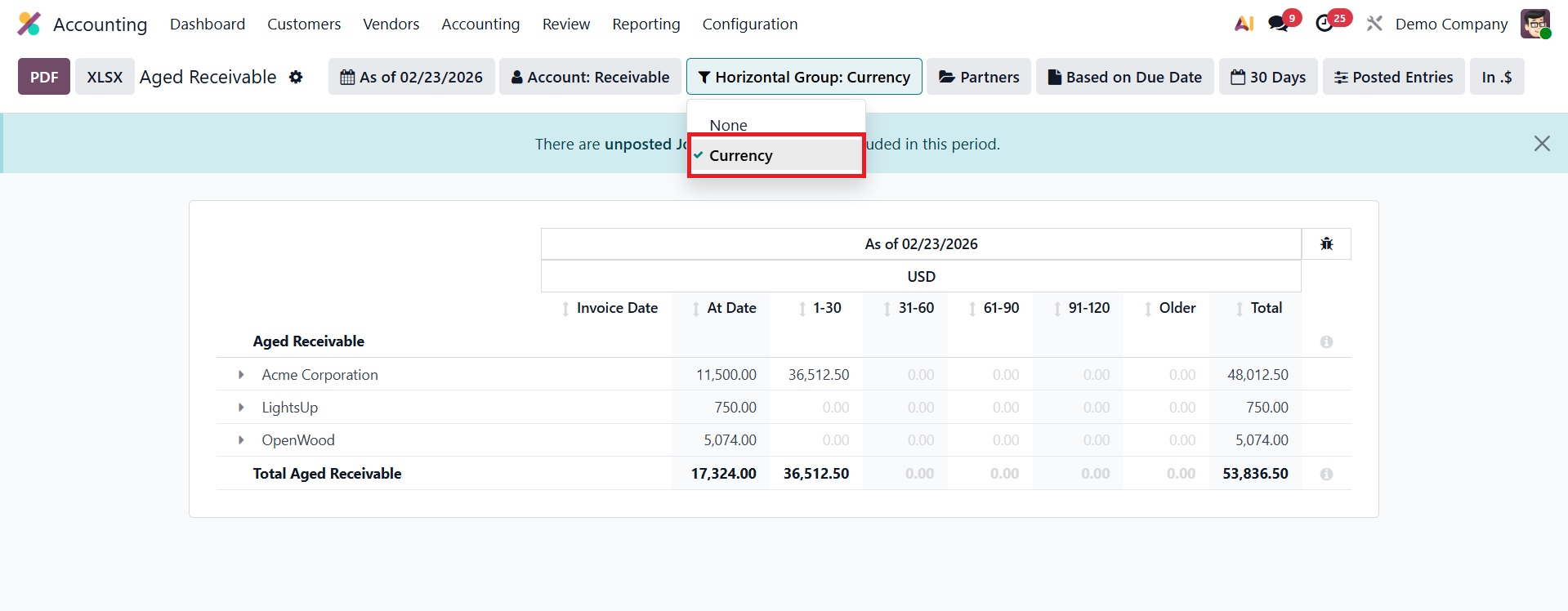 How to Use and Customize Accounting Reports in Odoo 19 Accounting-cybrosys