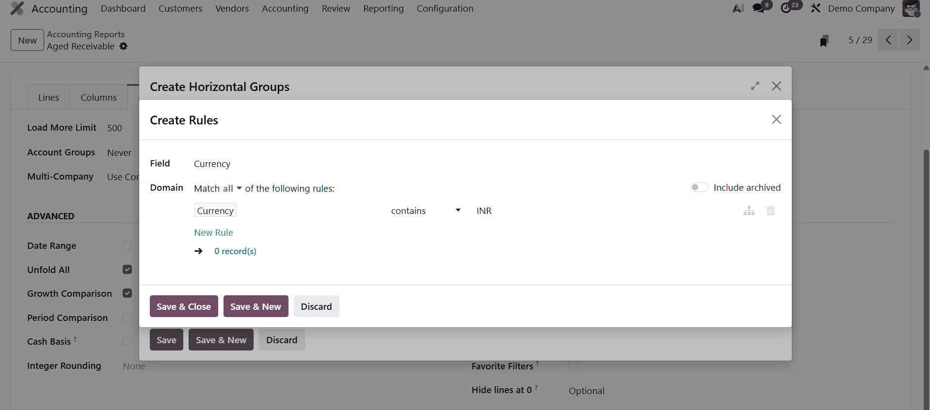 How to Use and Customize Accounting Reports in Odoo 19 Accounting-cybrosys