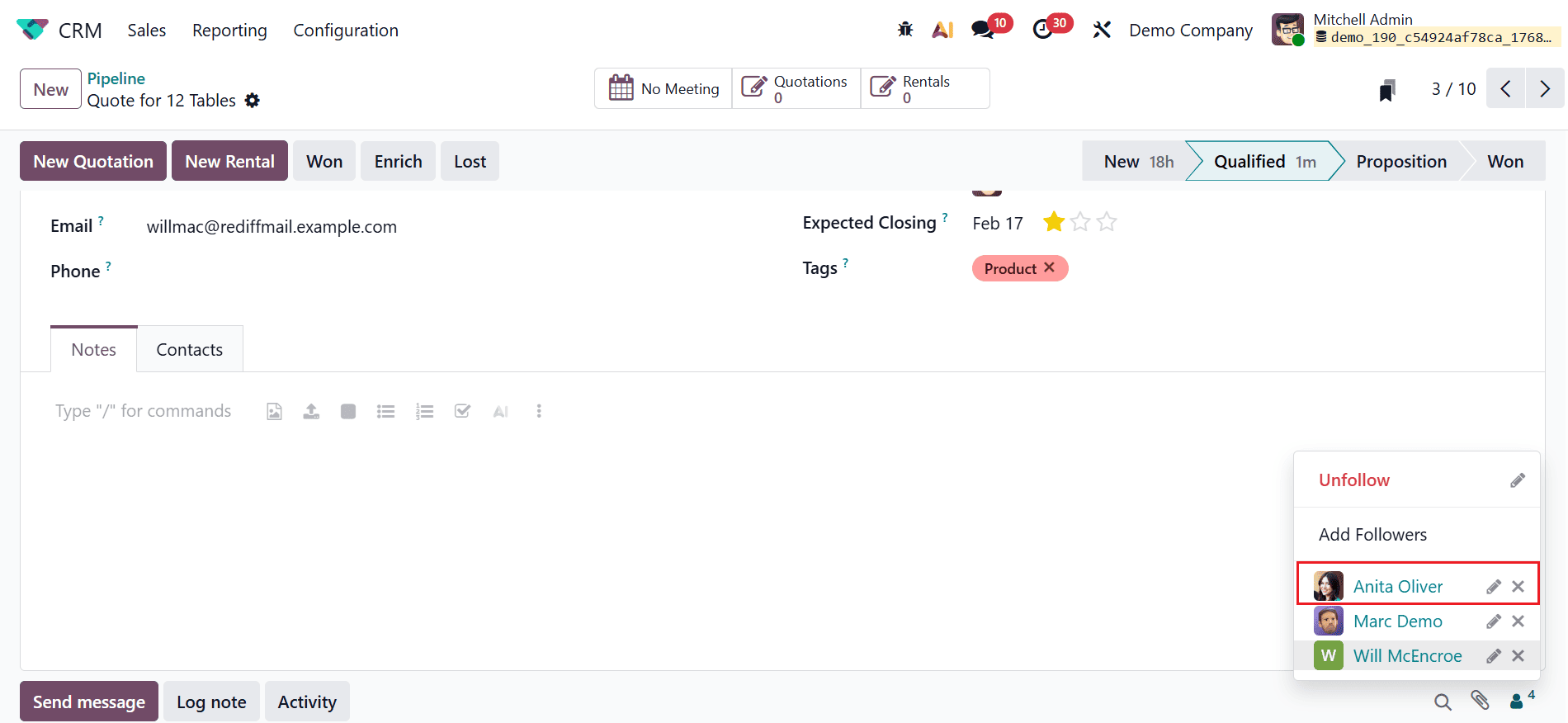 How to Use Automation Rules to Manage CRM Stages in Odoo 19-cybrosys