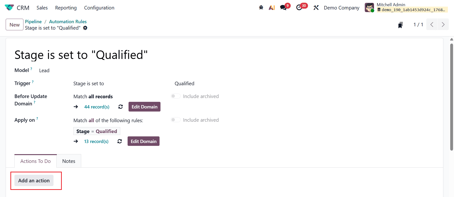 How to Use Automation Rules to Manage CRM Stages in Odoo 19-cybrosys