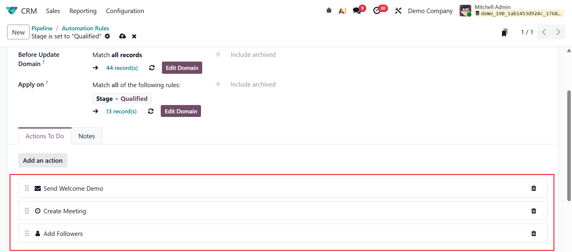 How to Use Automation Rules to Manage CRM Stages in Odoo 19-cybrosys
